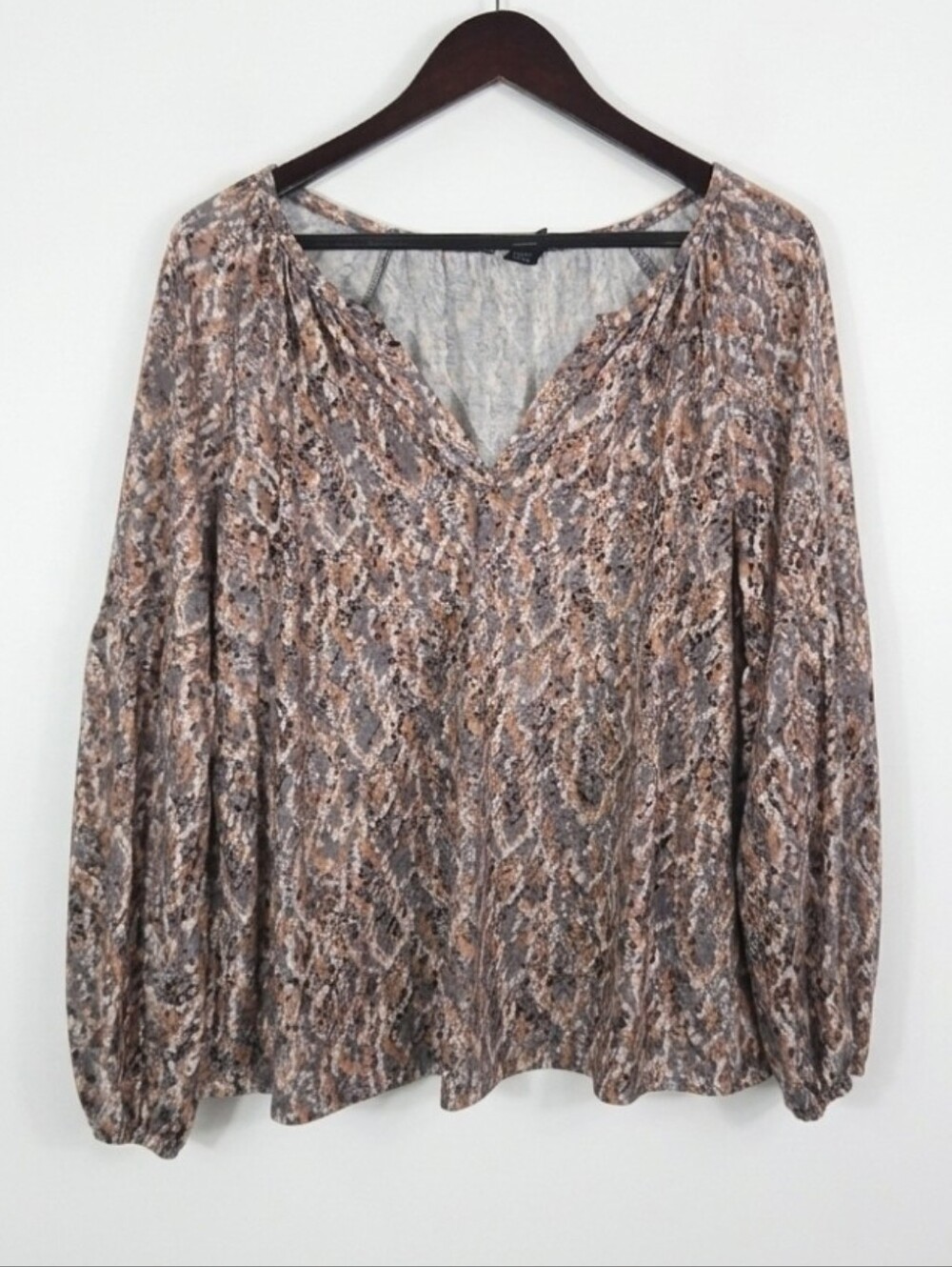 Daytrip printed long sleeve top